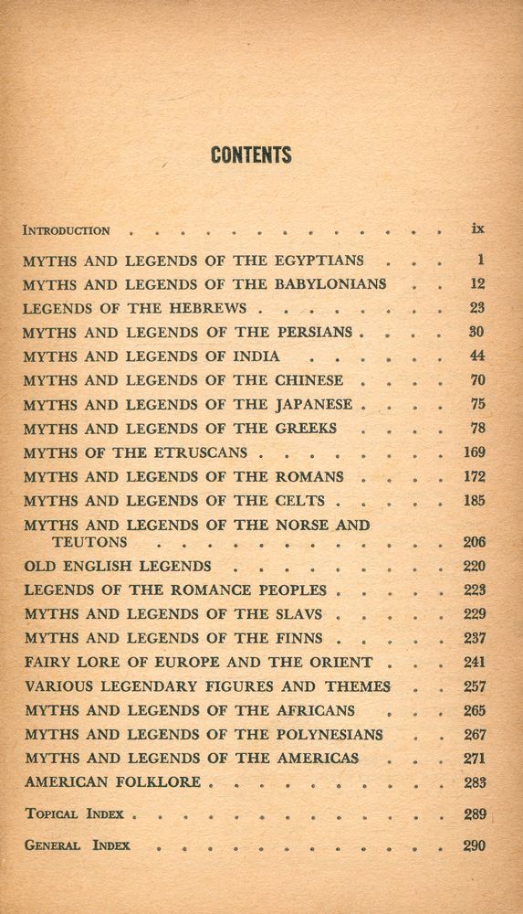 『MYTHS AND LEGENDS OF ALL NATIONS』 2