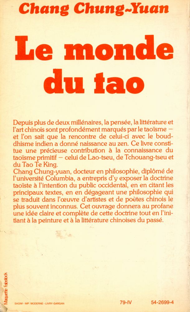 『Le monde du tao』 3