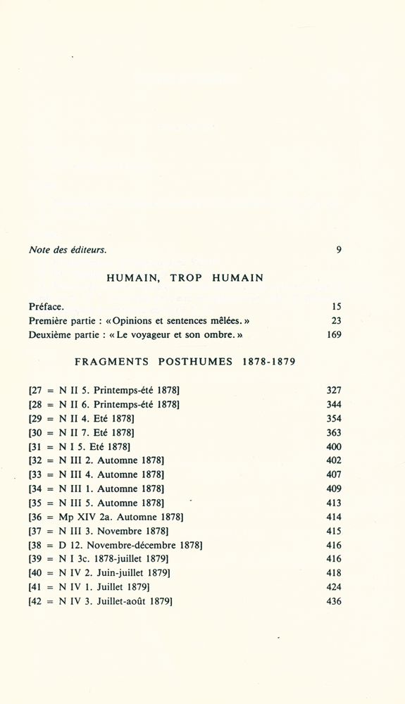 『Humain, trop humain : Un livre pour esprits libres 2 : FRAGMENTS POSTHUMES 1876 - 1878』 2