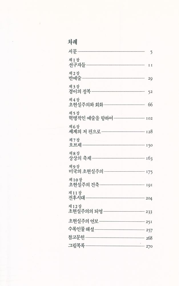 『悅話堂 美術選書 25 초현실주의 미술(열화당 미술선서 25 초현실주의 미술)』 2
