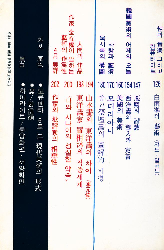 『美術과 生活(미술과 생활)』 1978년 5월호 3
