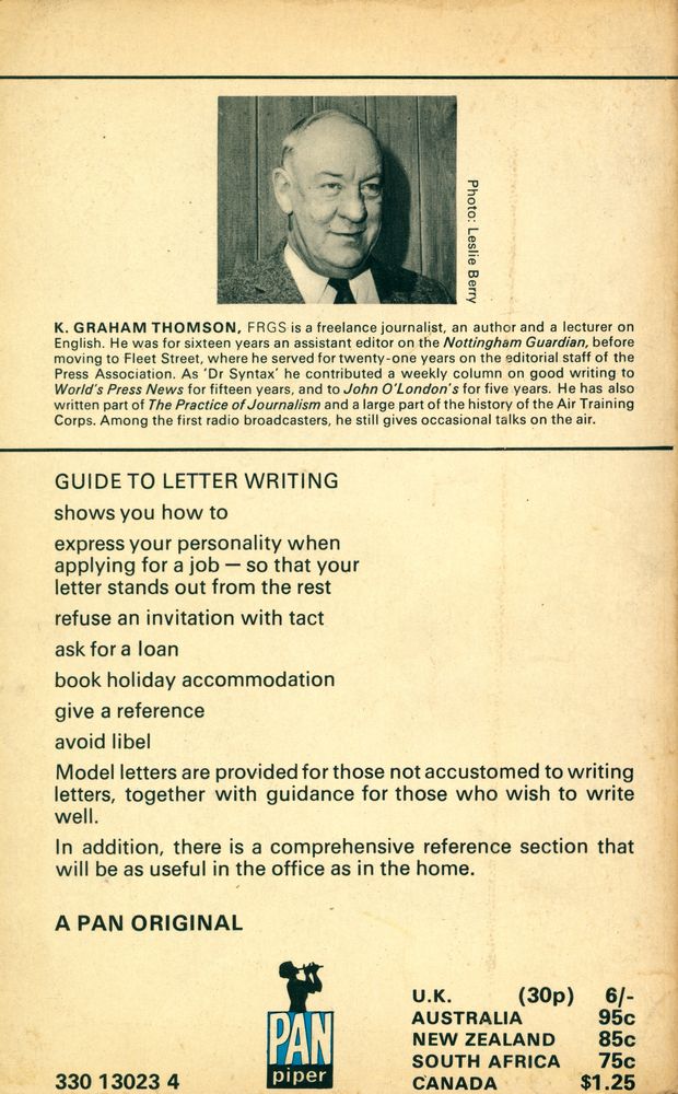 『GUIDE TO LETTER WRITING : WHAT TO SAY·HOW TO SAY IT』 4