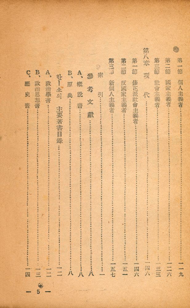 『現代敎養叢書 - 政治思想史(현대교양총서 - 정치사상사)』 4