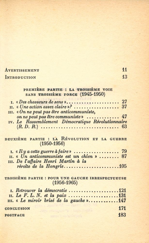 『les existentialistes et La politique』 2