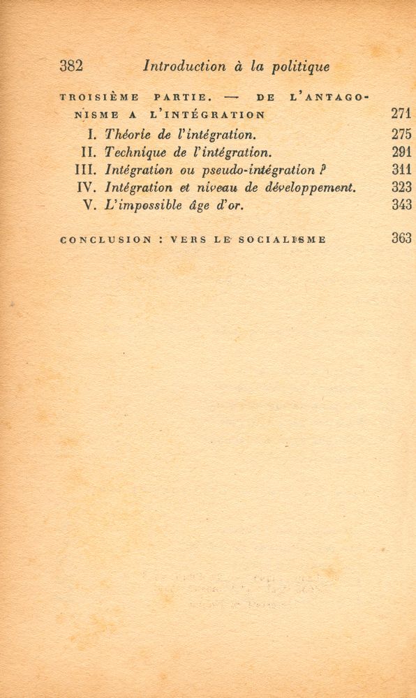 『introduction à la politique』 3