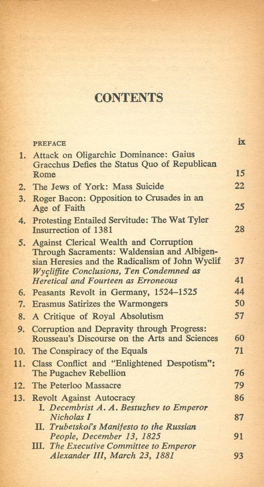 『Against the Grain : An Anthology of Dissent, Past and Present』 2