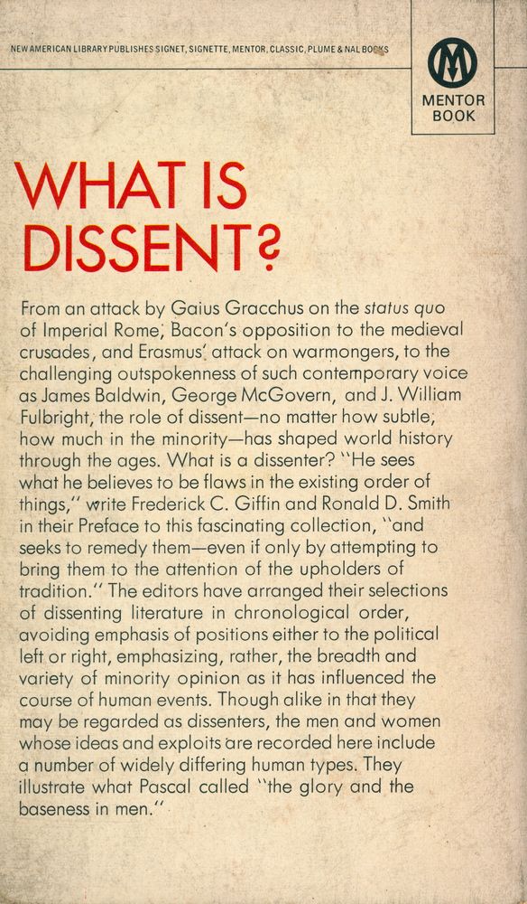『Against the Grain : An Anthology of Dissent, Past and Present』 5