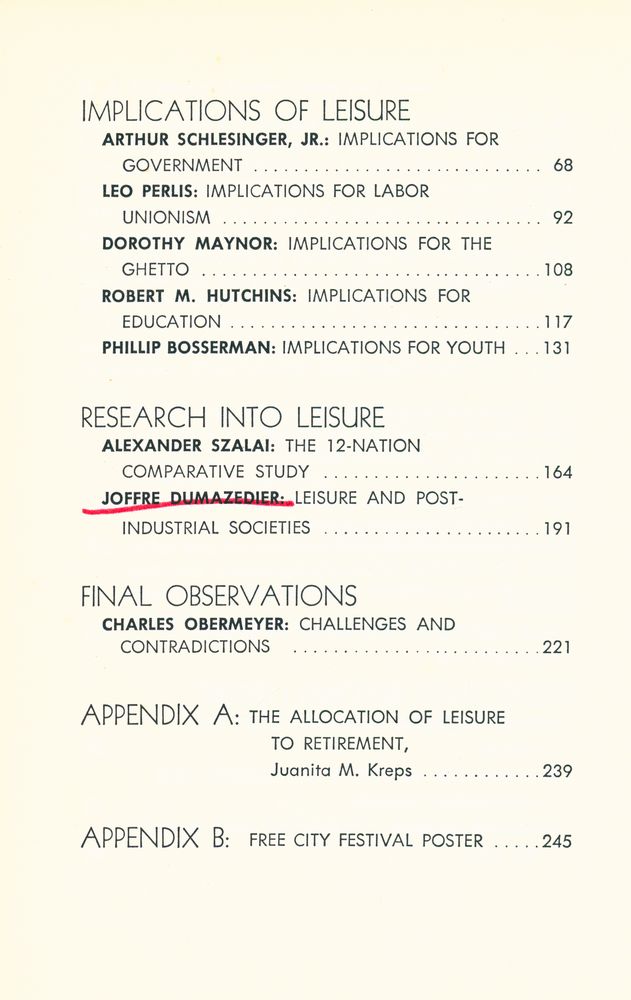 『TECHNOLOGY, HUMAN VALUES, AND LEISURE』 3