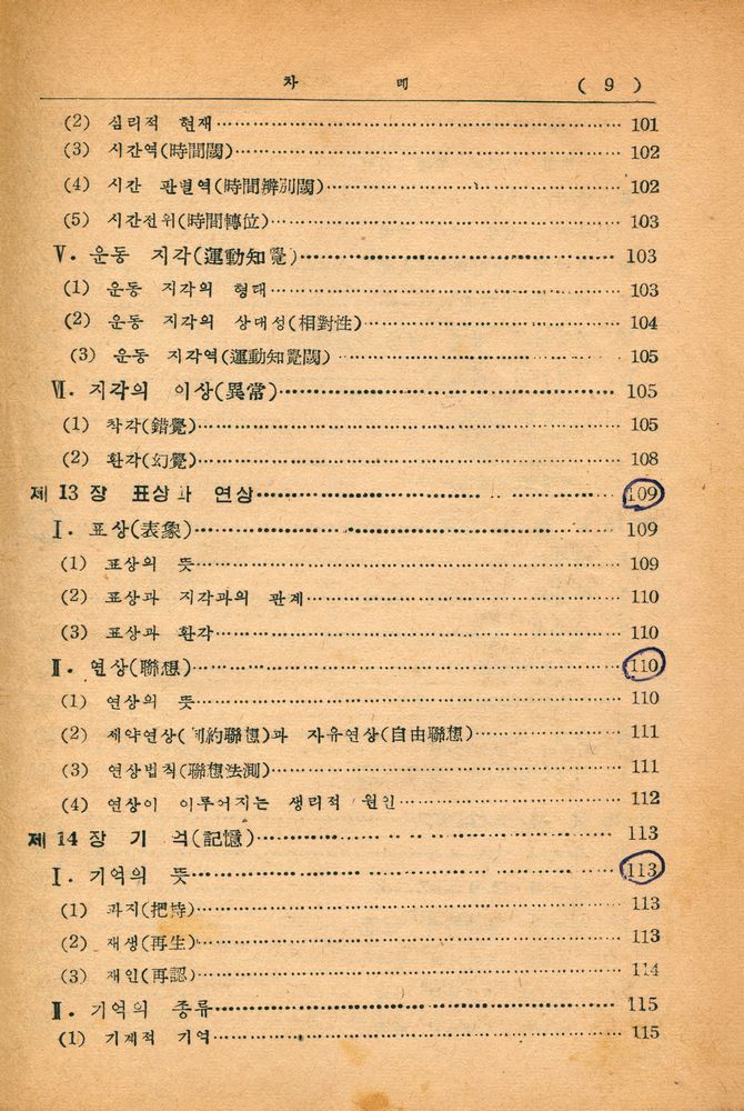 『心理學概論(심리학개론)』 8