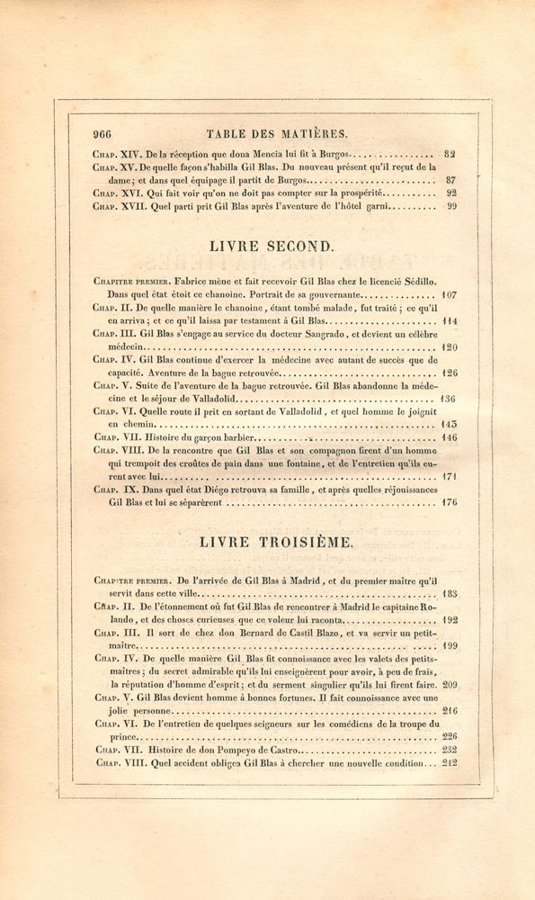 『HISTOIRE DE GIL BLAS DE SANTILLANE』 3
