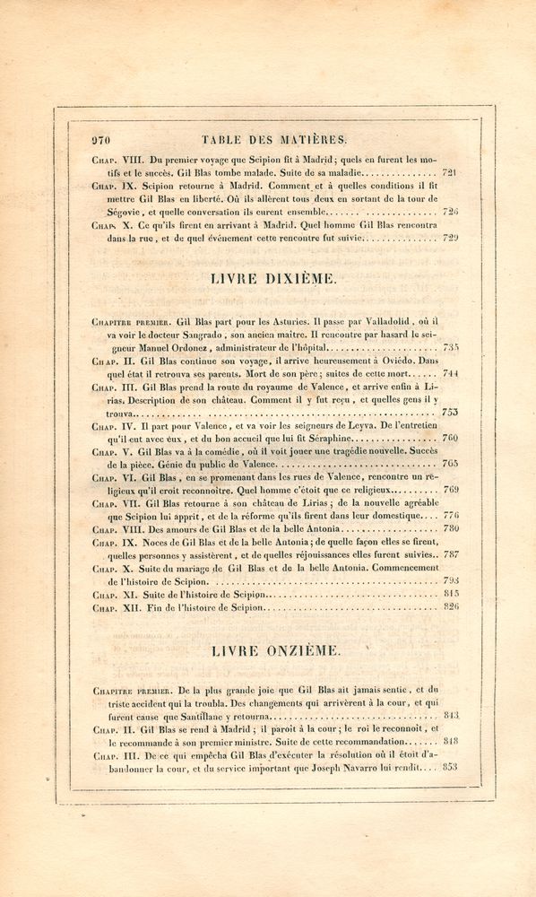 『HISTOIRE DE GIL BLAS DE SANTILLANE』 7