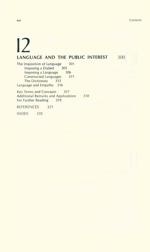 『ASPECTS OF LANGUAGE』 7