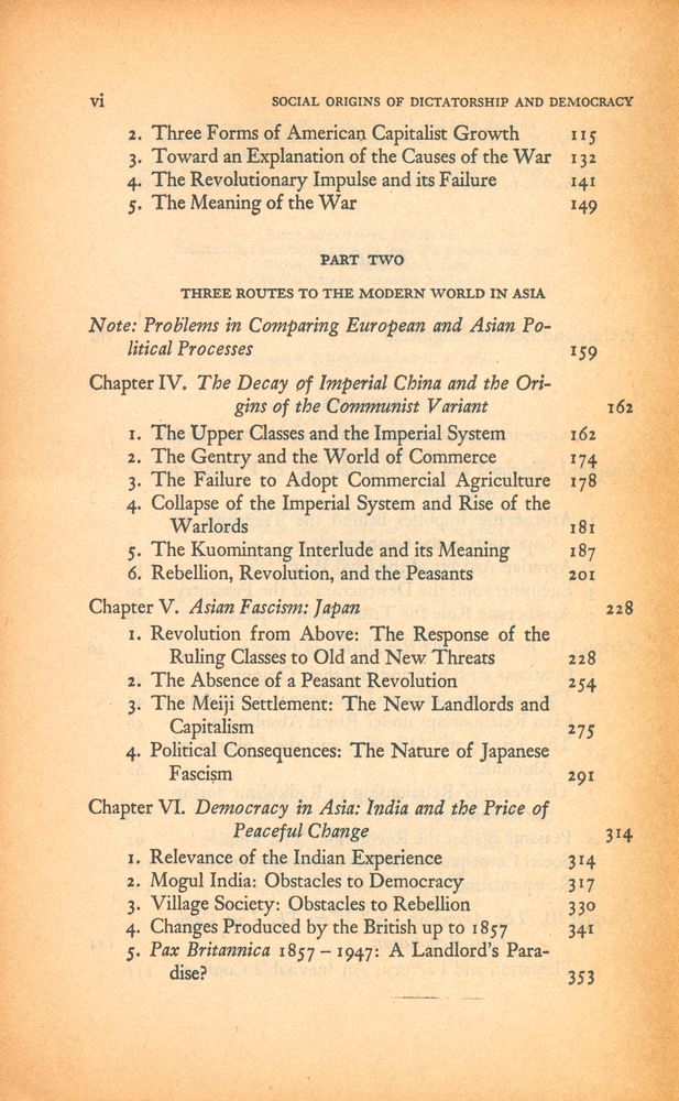 『Social Origins of Dictatorship and Democracy』 3