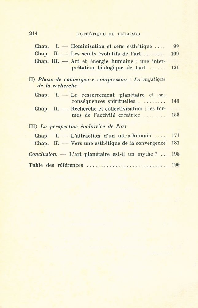 『L'esthétique de Teilhard』 3