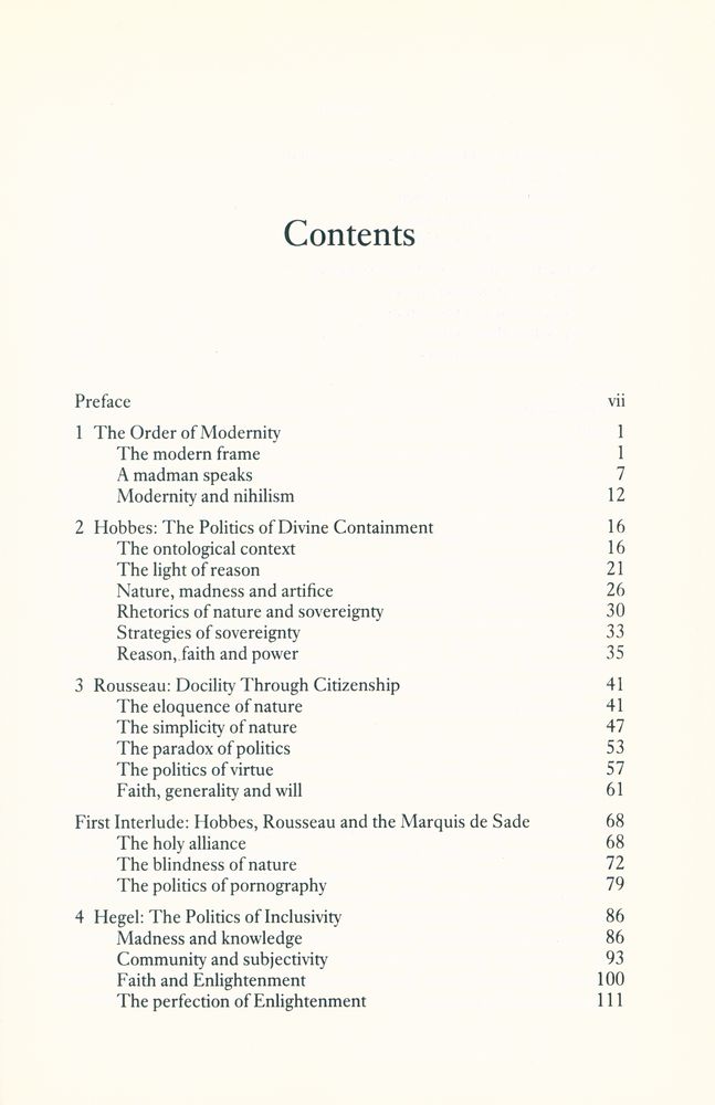 『Political theory and modernity』 2