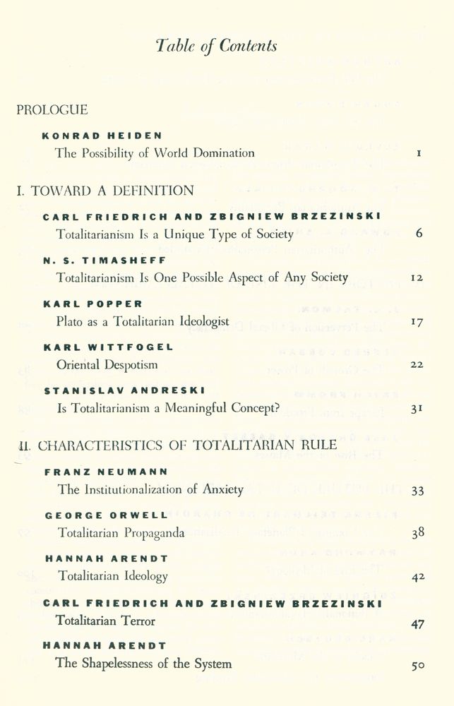『Totalitarianism : Temporary Madness or Permanent Danger?』 2