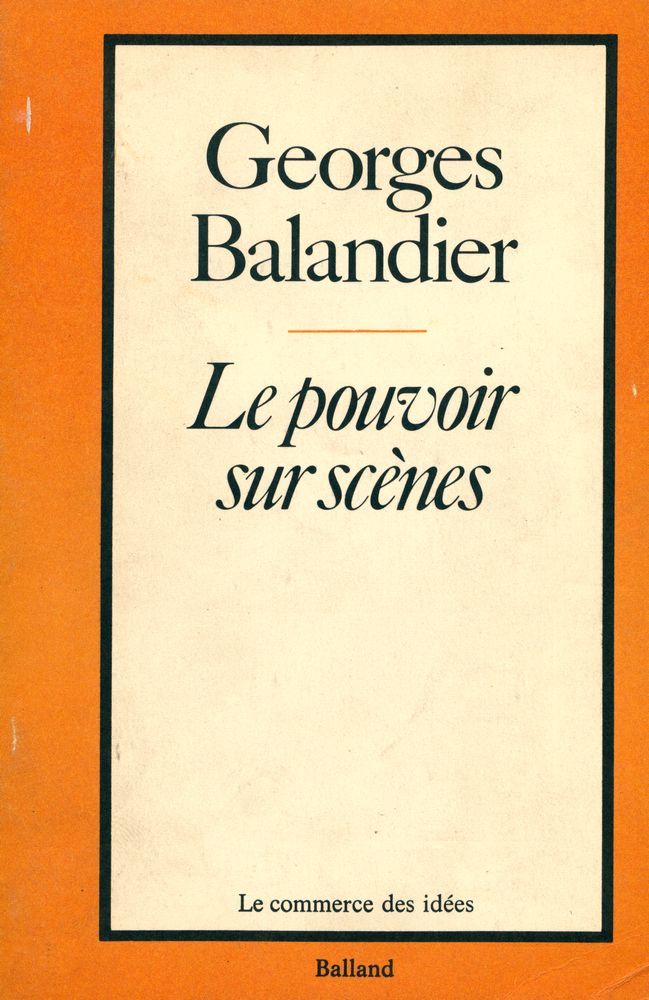 『LE POUVOIR SUR SCÈNES』 1
