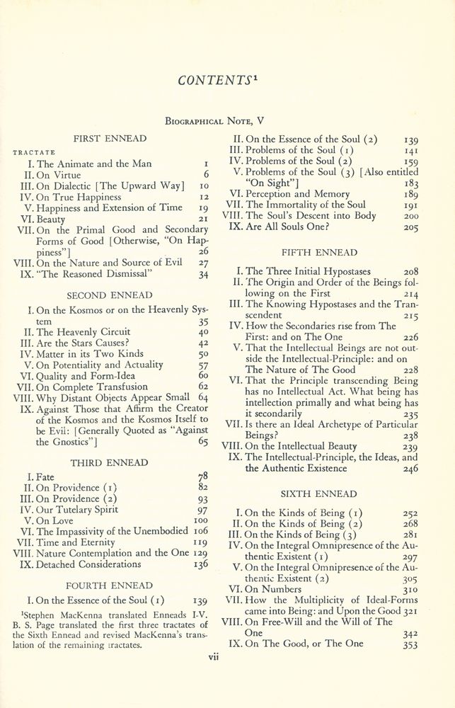 『GREAT BOOKS OF THE WESTERN WORLD  : 17 PLOTINUS』 2