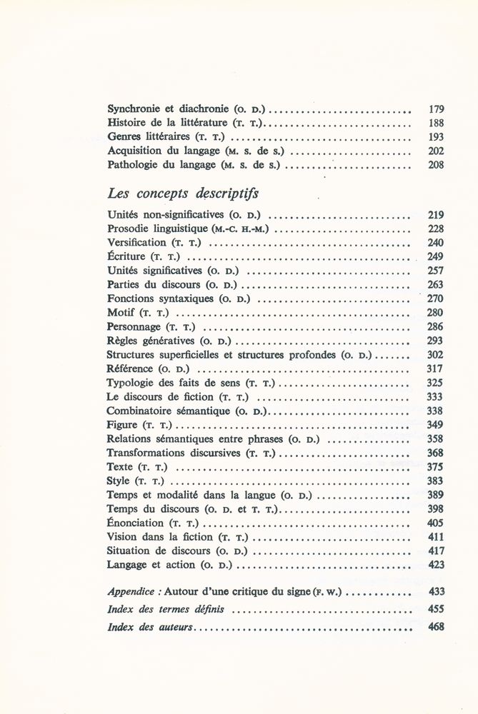 『Dictionnaire Encyclopédique des sciences du Langage』 3