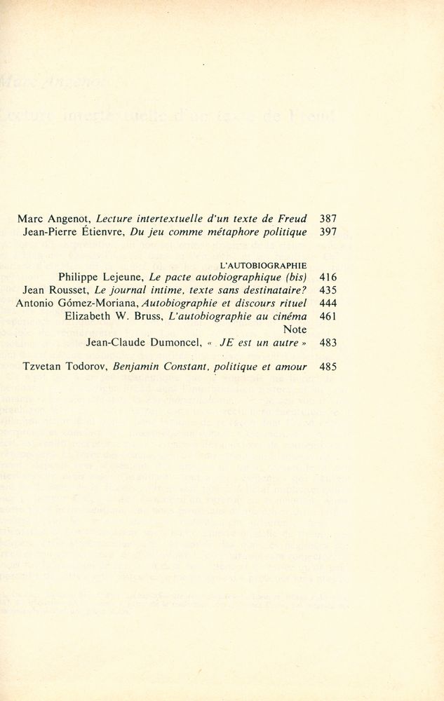 『Poétique』 1983 Vol.53~56