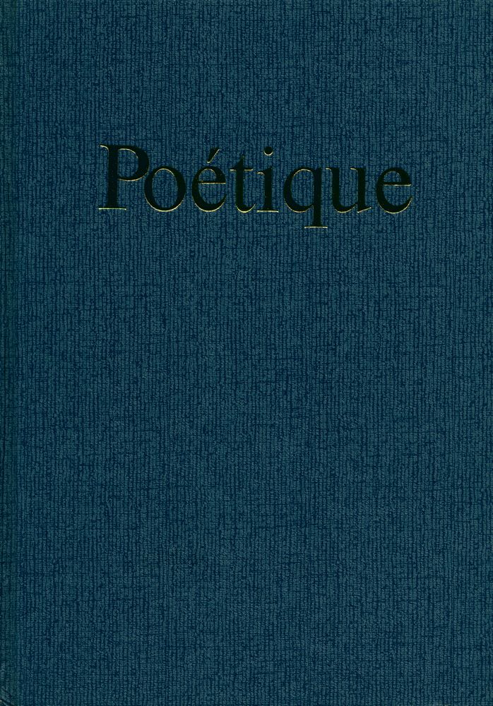 『Poétique』 1976 Vol.25~28 1