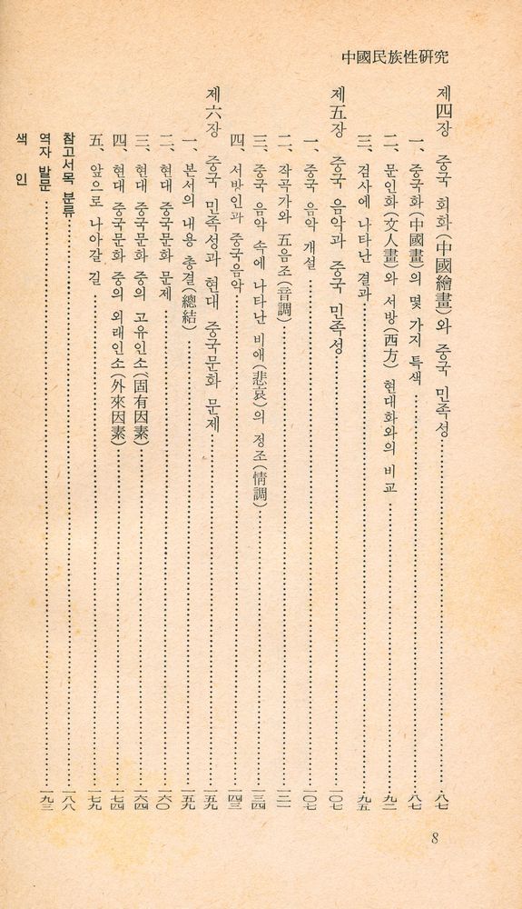 『乙酉文庫 184 - 中國民族性硏究(을유문고 184 - 중국민족성연구)』 3