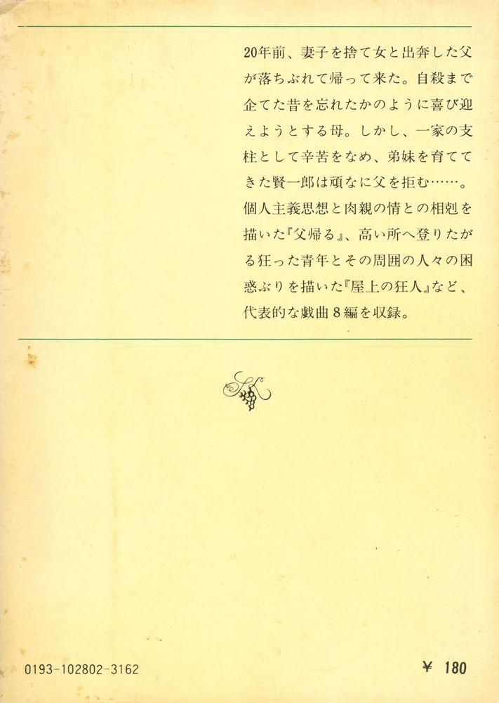 『父帰る・屋上の狂人』 3