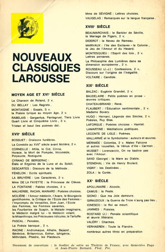『LE SOULIER DE SATIN : extraits』 3
