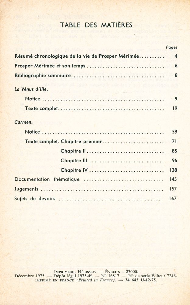 『LA VÉNUS D'ILLE CARMEN』 2