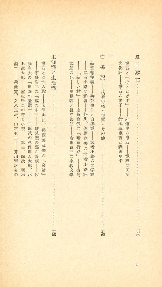 『日本の近代小說』 7
