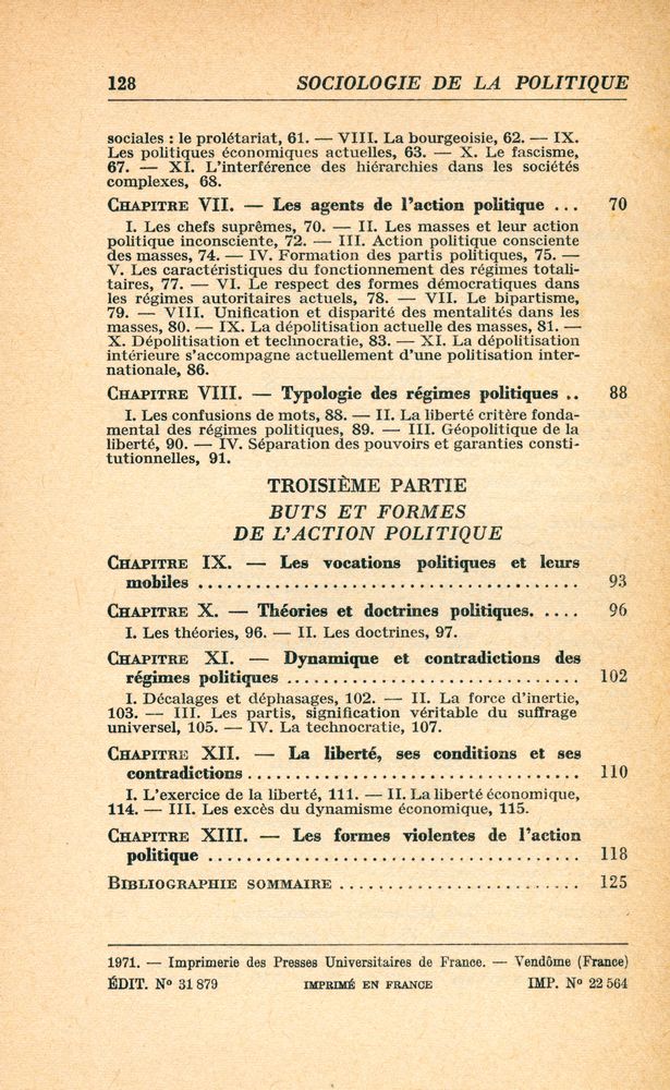 『SOCIOLOGIE DE LA POLITIQUE』 3