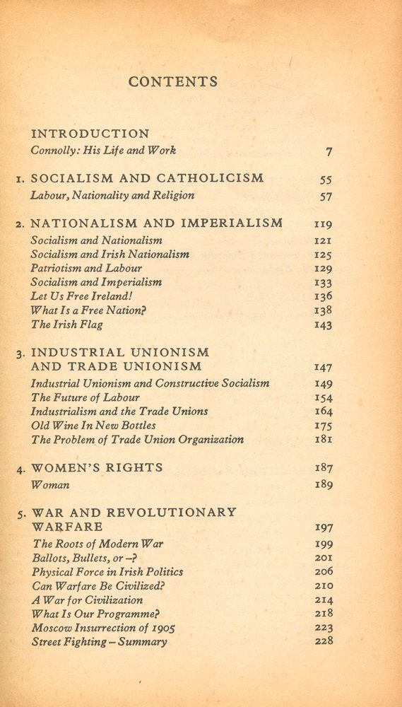 『JAMES CONNOLLY : SELECTED WRITINGS』 2