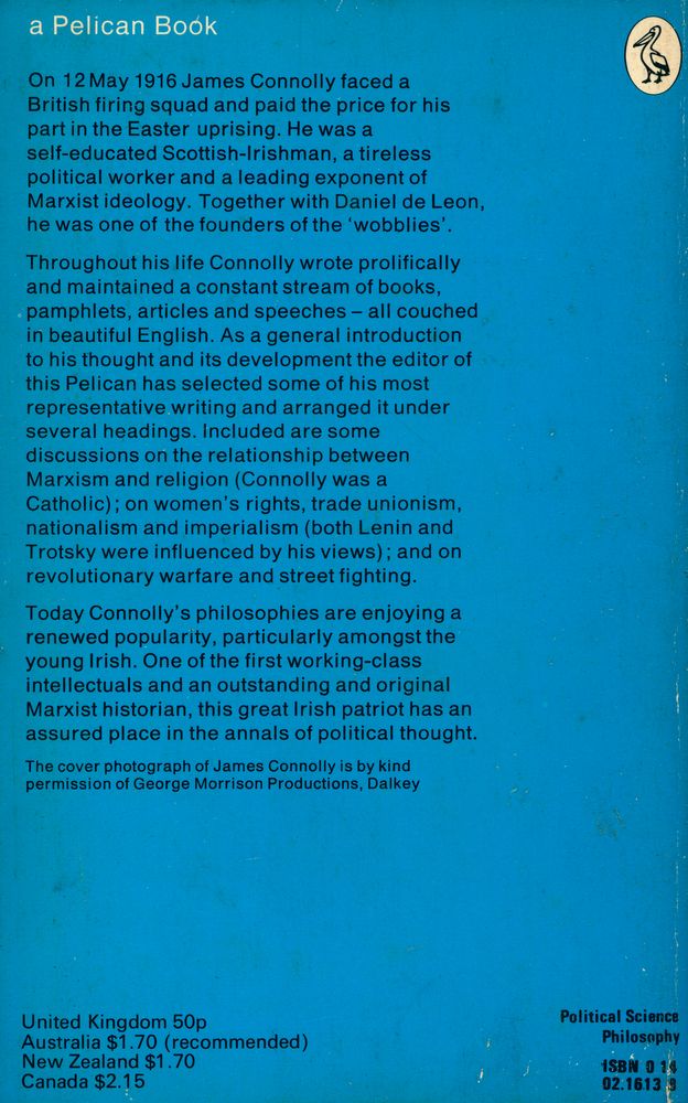 『JAMES CONNOLLY : SELECTED WRITINGS』 4