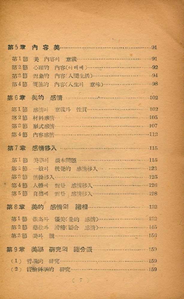 『美學槪論(미학개론)』 3