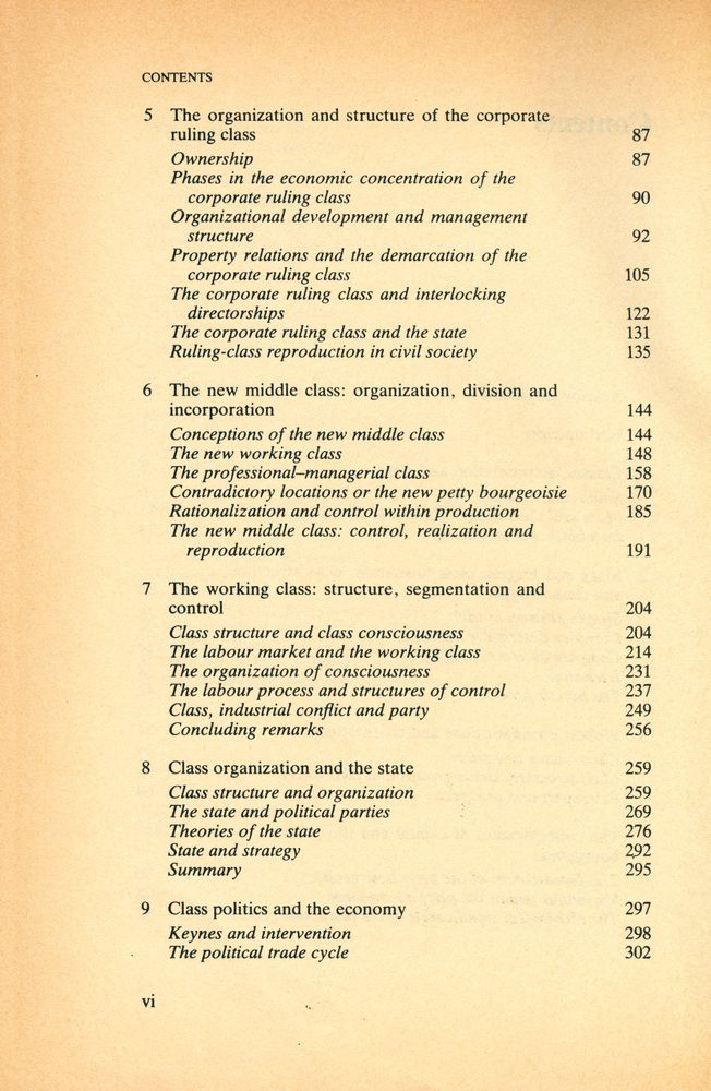 『Class, politics and the economy』 3