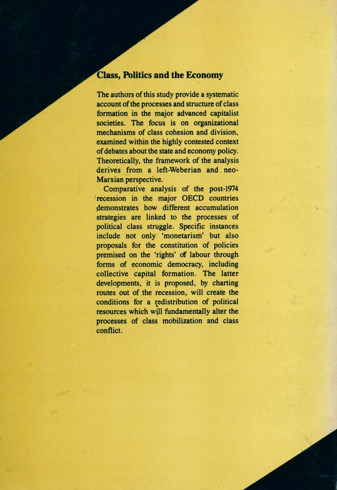 『Class, politics and the economy』 5
