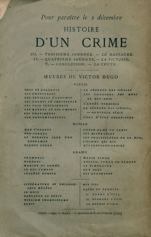 『HISTOIRE D'UN CRIME : DÉPOSITION D'UN TÉMOIN』 4