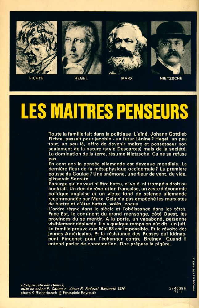 『LES MAITRES PENSEURS』 3