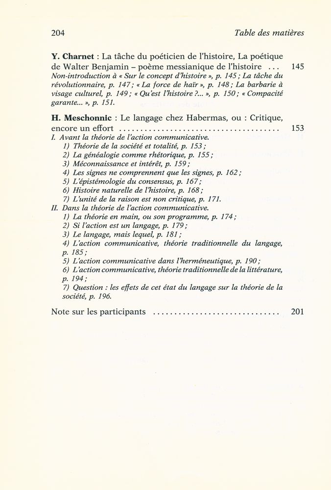 『Critique de la Théorie critique : Langage et histoire』 3