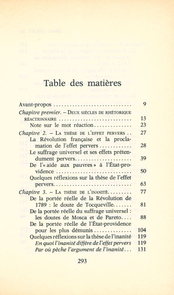 『DEUX SIÈCLES DE RHÉTORIQUE RÉACTIONNAIRE』 2