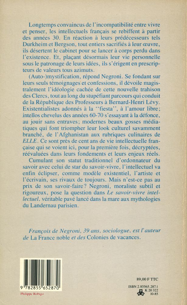 『Le savoir - vivre intellectuel : essai』 3