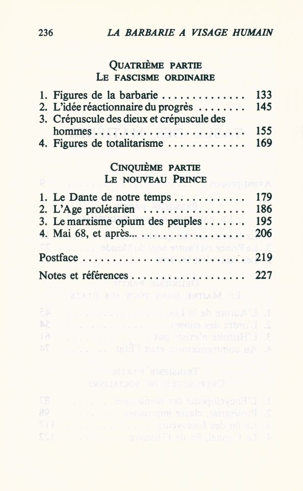『La barbarie à visage humain』 3