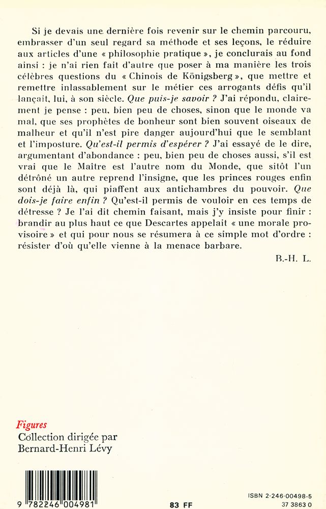 『La barbarie à visage humain』 4