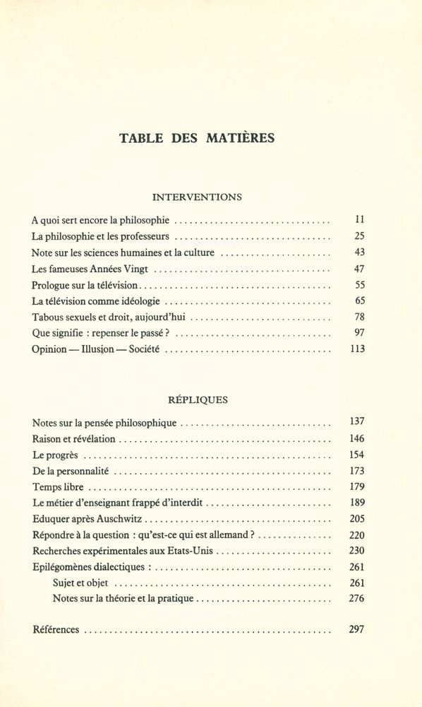 『MODÈLES CRITIQUES : INTERVENTIONS - RÉPLIQUES』 2