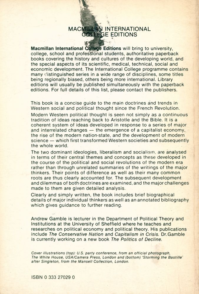 『An Introduction to Modern Social and Political Thought』 4