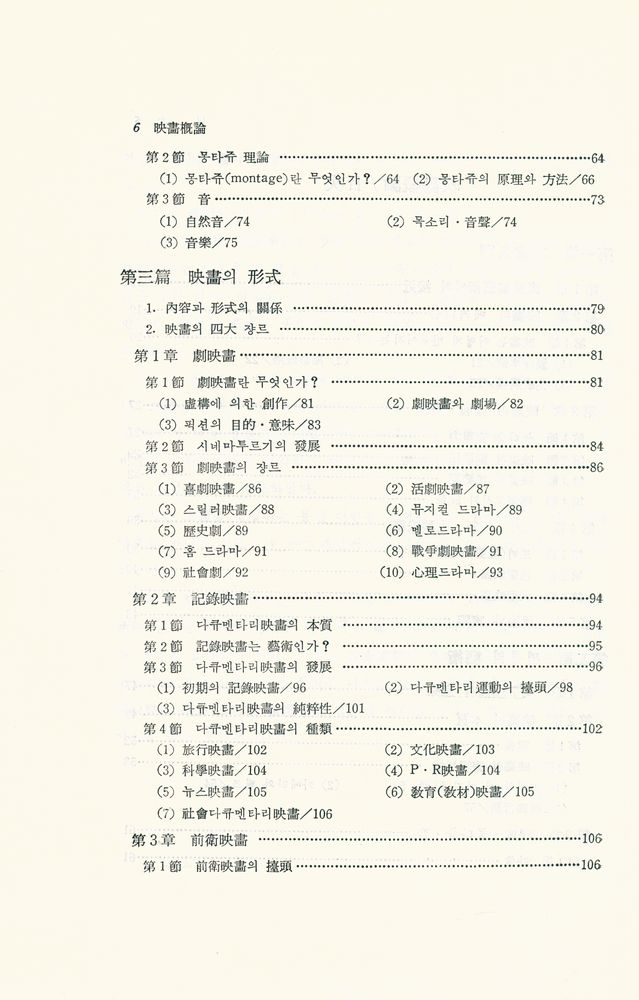 『映畵槪論(영화논총)』 3