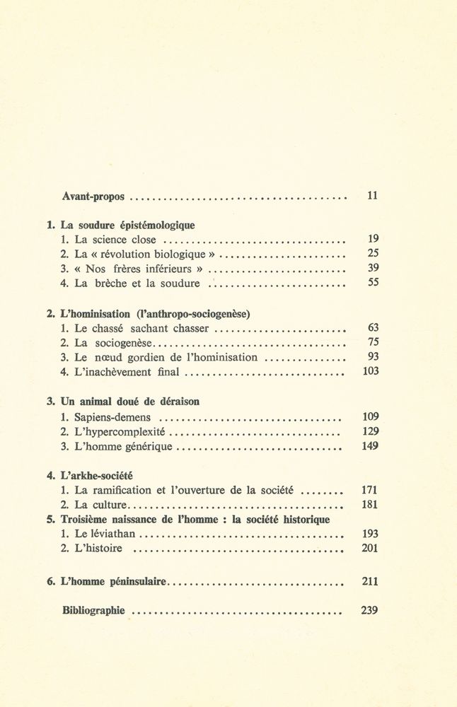 『LE PARADIGME PERDU : LA NATURE HUMAINE』 2