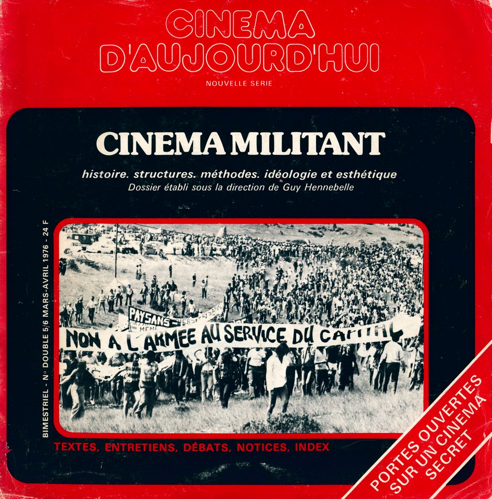 『CINEMA D'AUJOURD'HUI』 Nº DOUBLE 5/6 MARS/AVRIL 1976 1