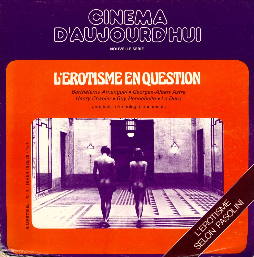 『CINEMA D'AUJOURD'HUI』 Nº 4 HIVER 1975/1976 1