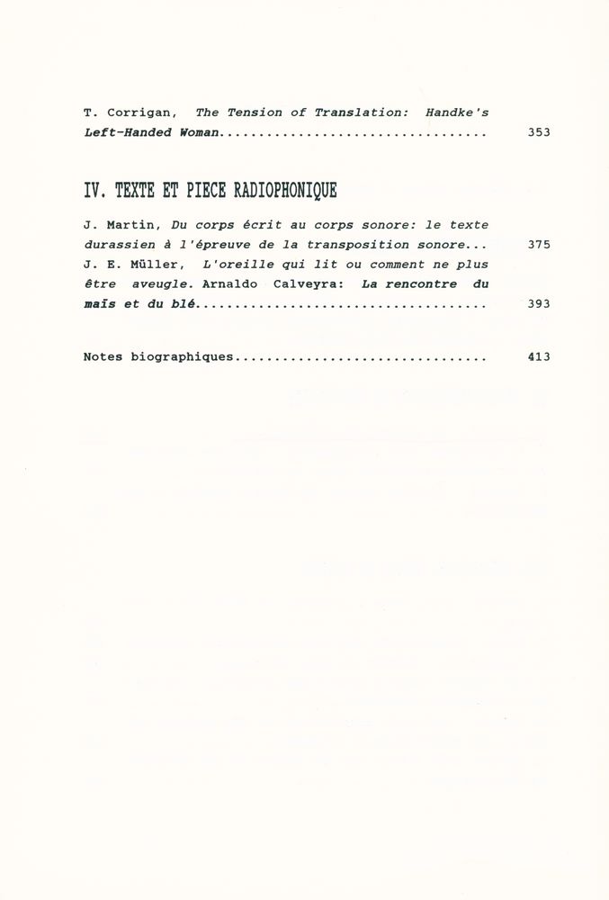 『TEXT ET MEDIALITE』 3
